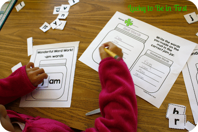 Word Up! 20 Wonderful Word Work Mats for Short Vowels - Lucky to Be in First