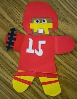 football player gingerbread man | Lucky Learning with Molly Lynch