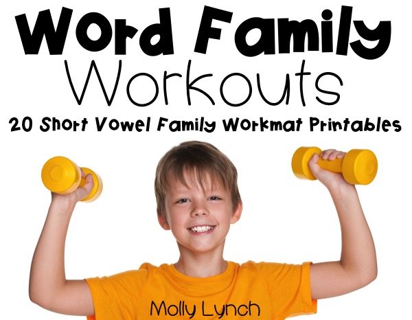 Word Family Workouts by Lucky to Be in First