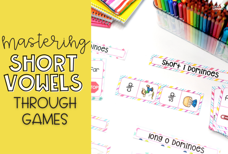 short vowel games to play in the classroom | Lucky Learning with Molly Lynch