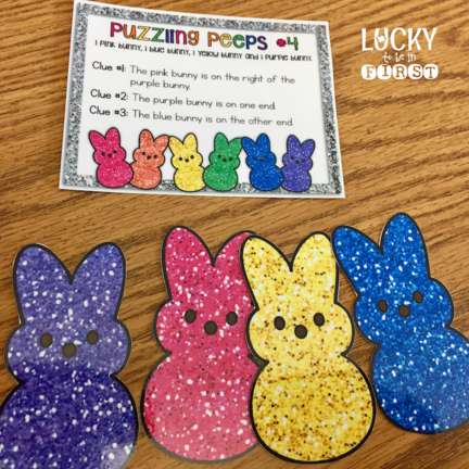 Brain Games in the Primary Classroom - get your kiddos to grow their brains in a fun way! Puzzling Peeps