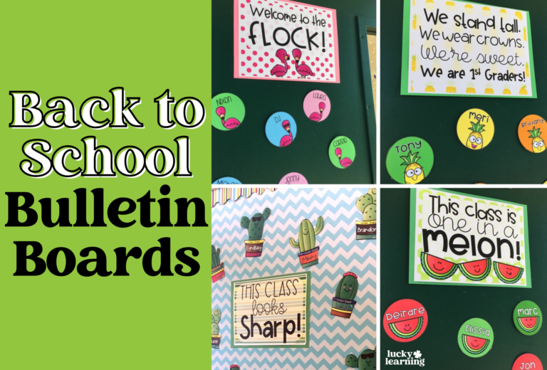 A vibrant collage of back-to-school bulletin boards showcases themes like "Welcome to the Flock," "This Class Looks Sharp," and "This Class is One in a Melon." Dive into the creativity of these inspiring back-to-school bulletin boards!.