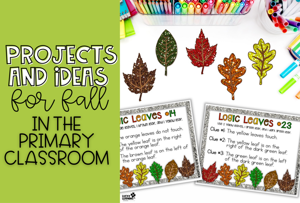 Fall Classroom Games, Activities, Crafts for 1st & 2nd Grade | Lucky Learning with Molly Lynch
