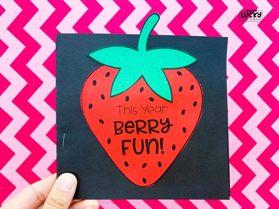 end of the year writing activity this year was berry fun for elementary students | Lucky Learning with Molly Lynch 