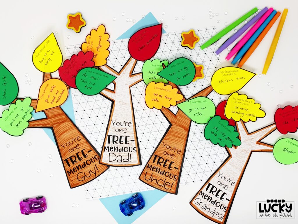 you're tree-mendous father's day craft for young students | Lucky Learning with Molly Lynch