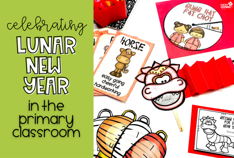 Lunar New Year Activities for the primary Classroom | Lucky Learning with Molly
