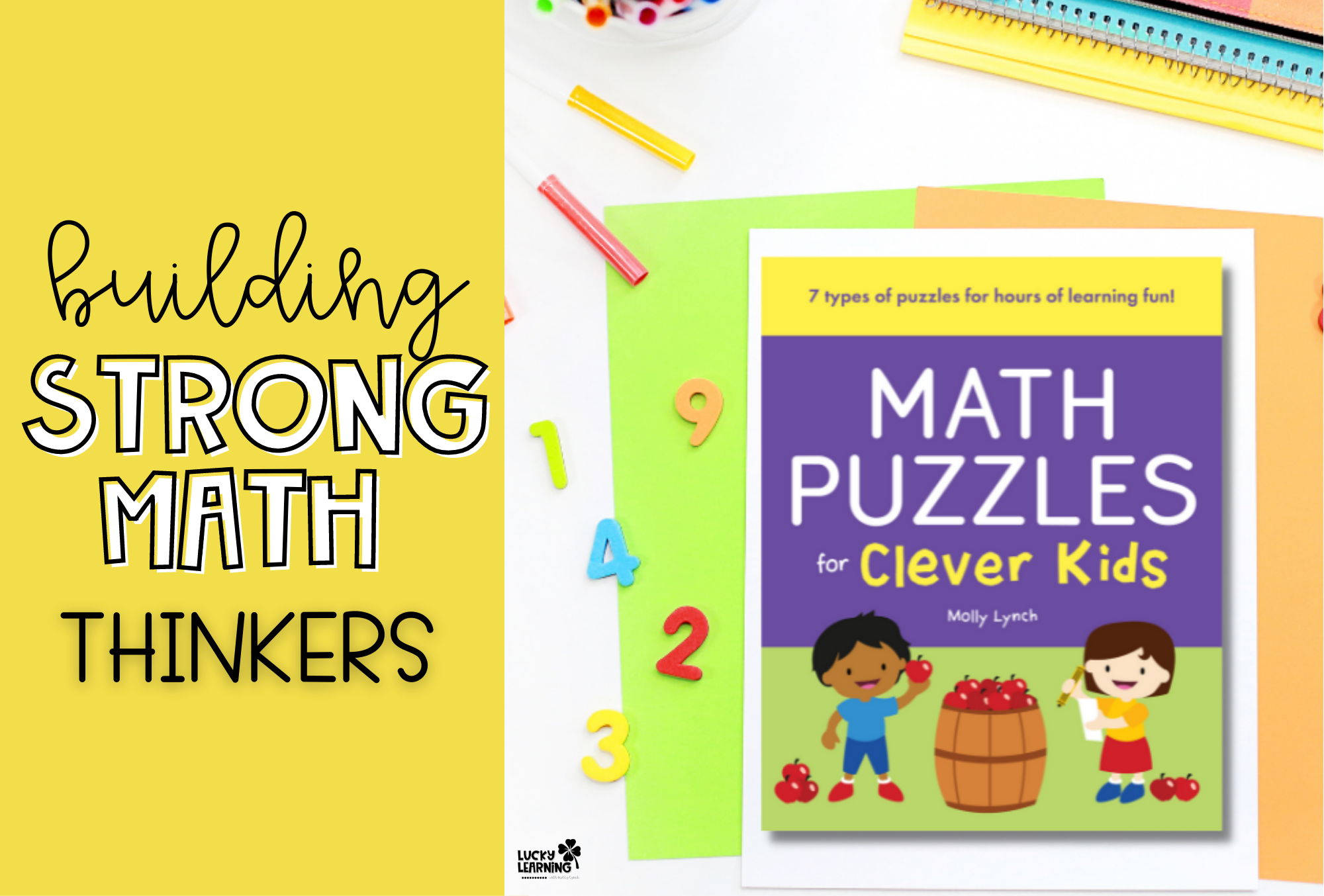 Math Puzzles for Clever Kids | Lucky Learning with Molly Lynch