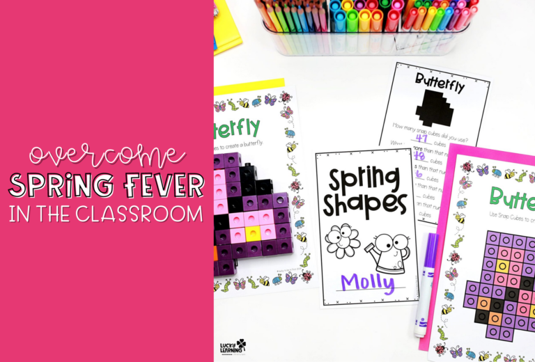 spring classroom activities to overcome spring fever | Lucky Learning with Molly Lynch