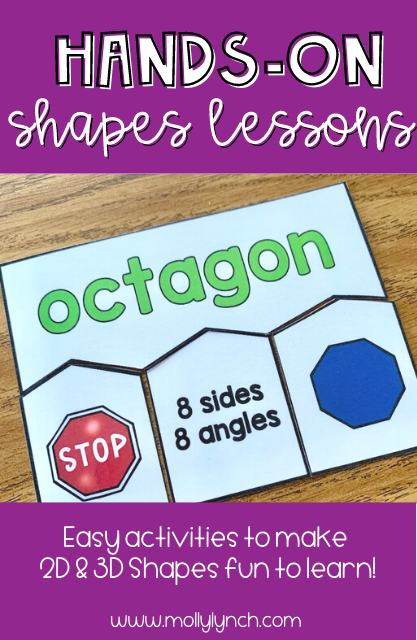 Hands On Lessons make learning 2D and 3D shapes a breeze! These lessons are a great addition to your classroom. 