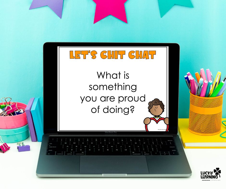 lets chit chat sel activity game | Lucky Learning with Molly Lynch
