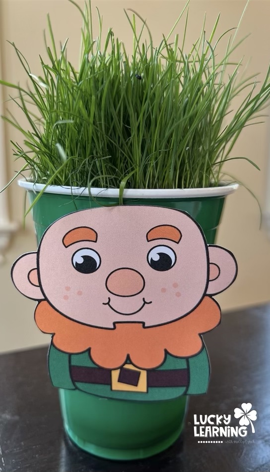 a leprechaun with grown hair | Lucky Learning with Molly Lynch