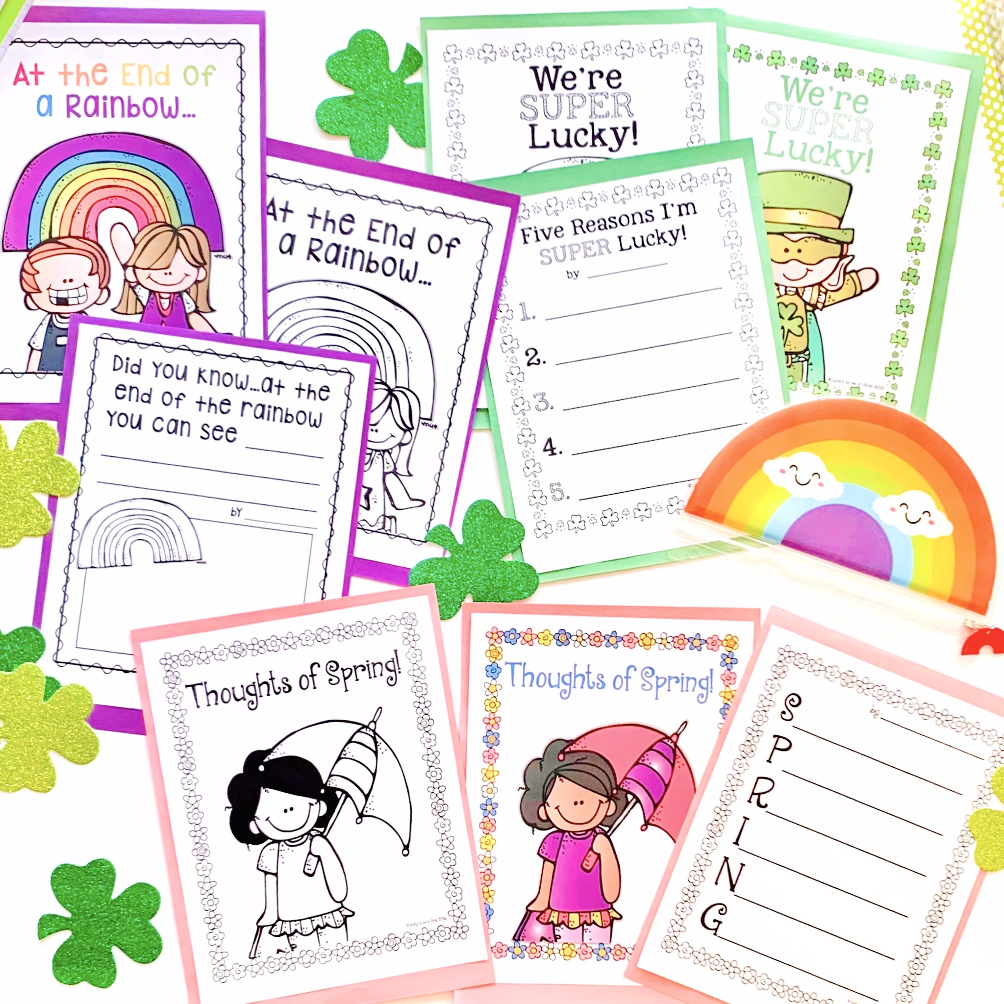 march classbooks for 1st graders and 2nd graders | Lucky Learning with Molly Lynch