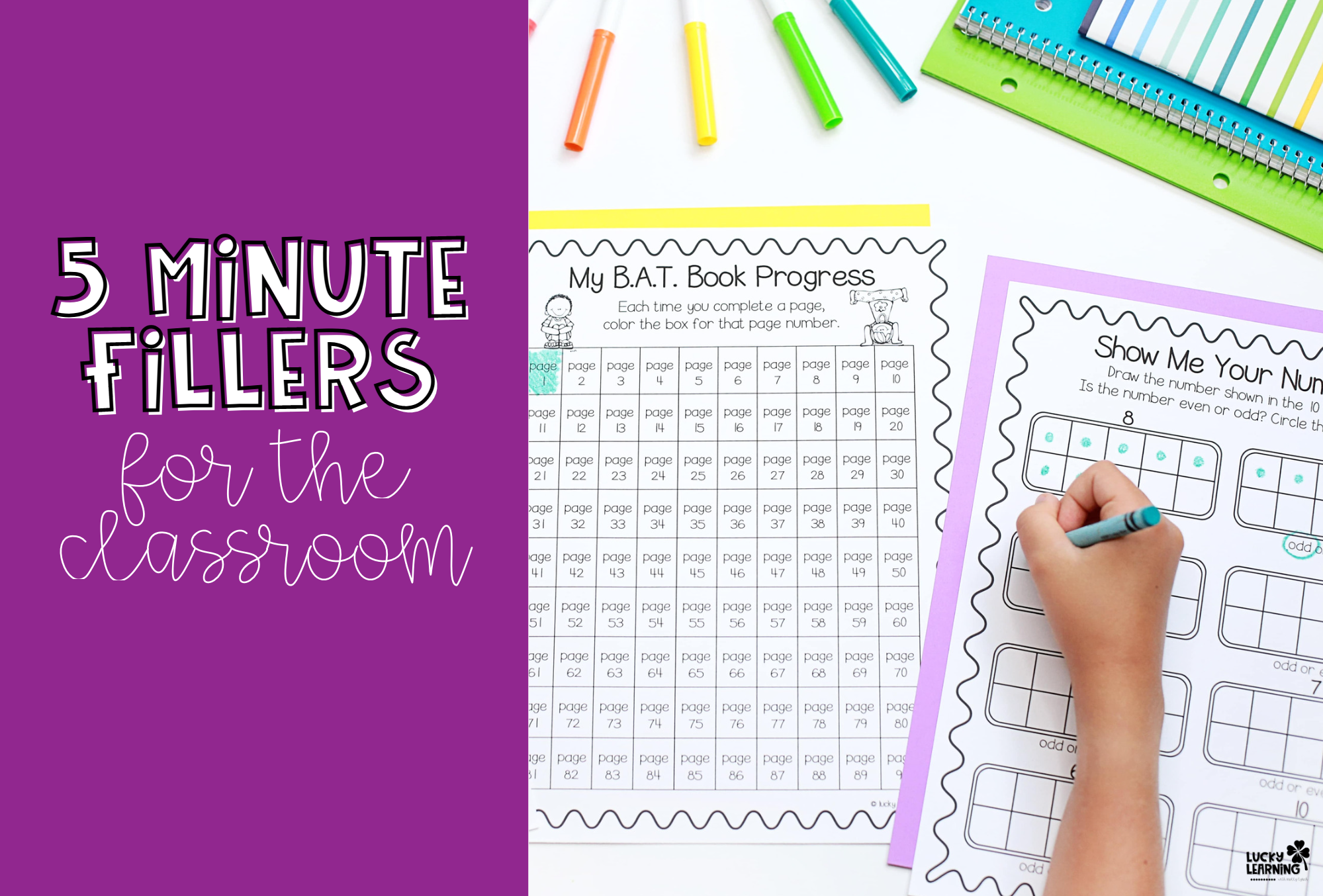 5 Minute Fillers for the Classroom | Lucky Learning with Molly Lynch