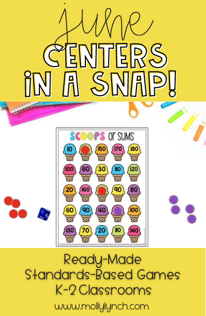 Math Games made easy for your classroom! Centers in a Snap is filled with 