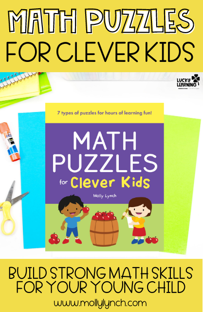 math puzzles for clever kids books | Lucky Learning with Molly Lynch