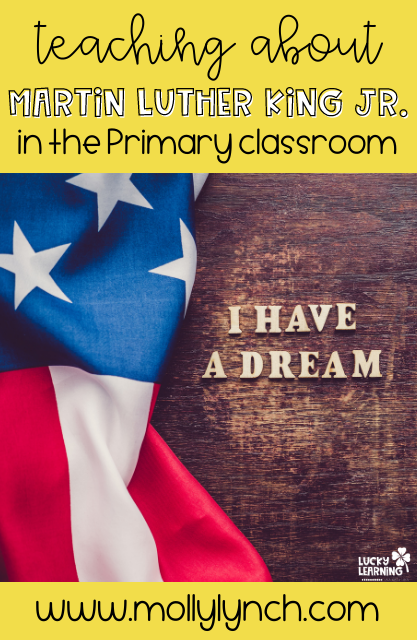 i have a dream unit for elementary grades | Lucky Learning with Molly Lynch