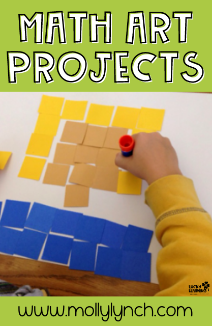 math art projects for kindergarten students | Lucky Learning with Molly Lynch
