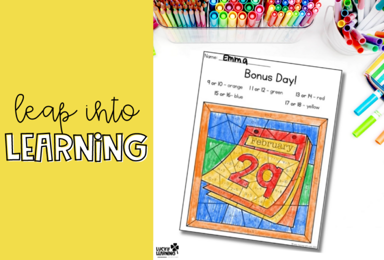 leap day classroom activity ideas | Lucky Learning with Molly Lynch