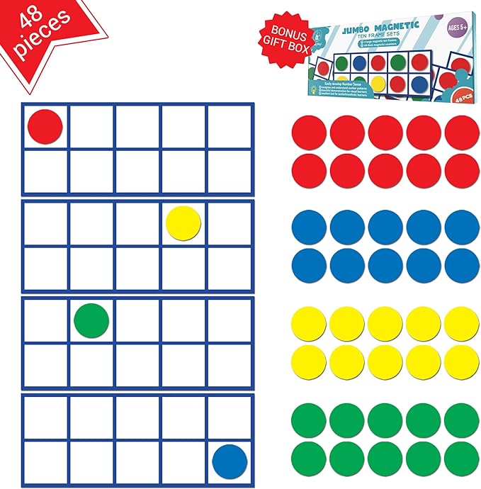 ten-frame math activity | Lucky Learning with Molly Lynch