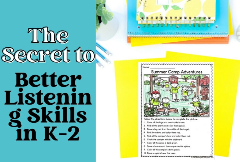 The Secret to Better Listening Skills in K-2